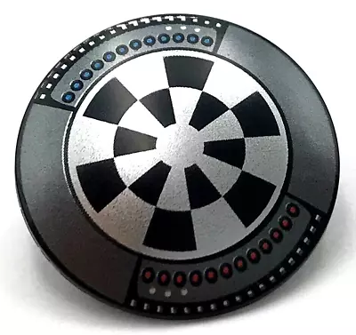 Lego New Black Minifigure Shield Circular Convex Face With Dart Board Dejarik • $2.99