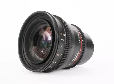 Samyang T1.5/50mm AS UMC Standard Angle Cine Lens 6 Groups/ 9 Elements • $248.99
