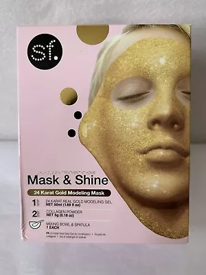 New SF Glow Mask & Shine - 24 Karat Gold Modeling Mask 4 Piece Kit (SH5) • $9.25