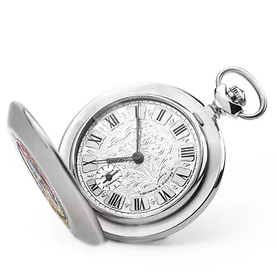 Red Banner Work Cccp - Medal - Pocket Watch Mechanical - Molnija 3602 • $80.47