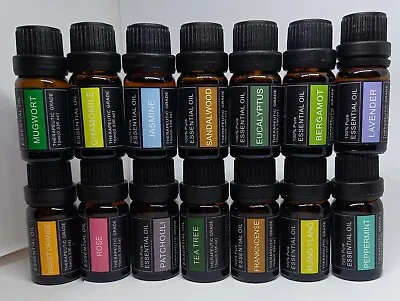 ESSENTIAL OILS AROMATHERAPY 100% PURE NATURAL   THERAPEUTIC  10ml Christmas Gift • £4.49