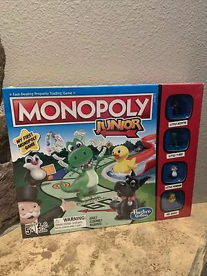 SEALED! MONOPOLY JUNIOR JR Hasbro My First Monopoly Game Parker Brothers 2017 • $14.99