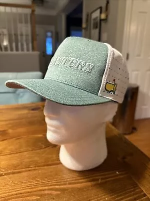 Masters Golf Hat Cap Augusta National American Needle Trucker SnapBack Sage GN • $27.50