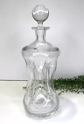 Vintage Holmegaard Kluk Kluk Jacob Bang Clear Glass Decanter 10.5” Stopper • £77.16