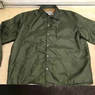 Vintage Woolrich Skimeister Green Insulated Jacket Size XL Ski 60s • $30