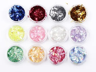 £1.75 • Buy Chunky Hexagon Mylar Ice Flakes Nail Art Glitter Festival Dance Party