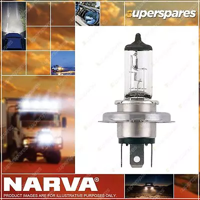 Narva H4 Halogen Globe Lights Headlight 12 Volt 60/55W P43T Plus 30 48881 • $25.95