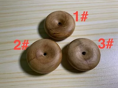 1PCS Vietnam Natural Agarwood Wood Donut Pendant Necklace Meditation Chain • $88