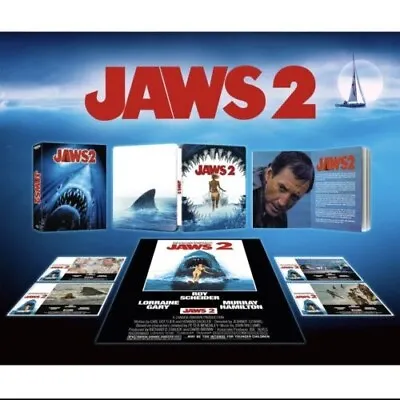 £79.99 • Buy Jaws 2 4K (Limited Edition Steelbook Boxset)  SOLD OUT  Pre-sale ( July 17)