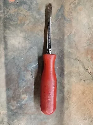 Mac Tools PHRB3AR Flat Slotted Tip Screwdriver 6.5” OAL Red Hard Handle USA  • $9.99