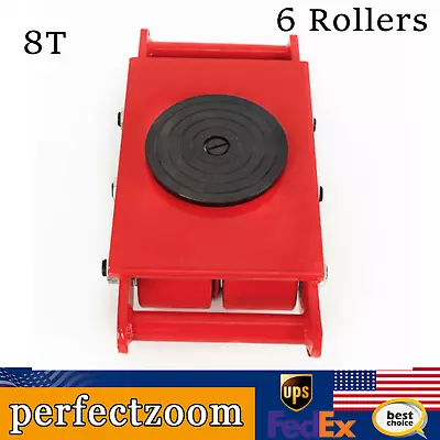 8 T Machinery Mover Heavy Machine 360 Rotation Dolly Moving Equipment 17600LBS • $55.10