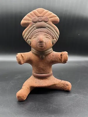 Mexico Aztec Mayan God Sculptured  Clay Pottery • $20