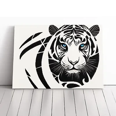 Tiger Art Vol.2 Canvas Wall Art Print Framed Picture Decor Living Room Bedroom • £29.95