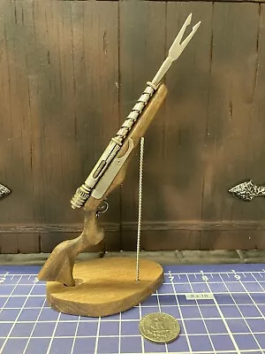 1:6 Scale Hand Crafted Miniature Steampunk Ray Gun Rifle Sculpture With Stand #5 • $125