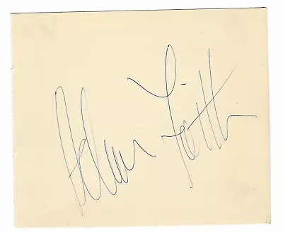 Adam Faith. Singer And Actor. Signed Autograph Album Page • £4.99