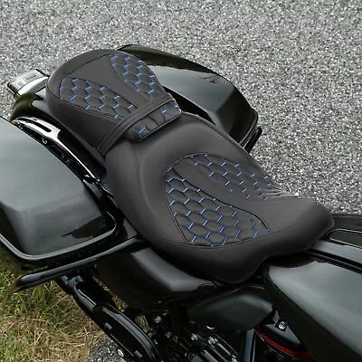$399 • Buy Rider & Passenger Seat Fit For Harley Touring Electra Glide Classic FLHTC 09-23