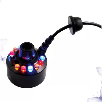 Ultrasonic Air Humidifier LED Light Fog Water Fountain Pond Mist Maker • £14.88