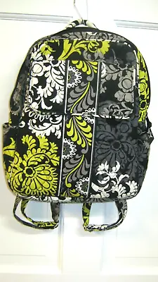 Vera Bradley Small Bookbag Backpack Baroque 10 X 12.5 X 3.5 GUC • $18.95