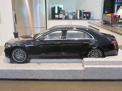 1:18 Norev 2020 Mercedes S Class V223 Black Dealer Edition *new* • $208.64