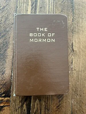 WW II Book Of Mormon 1943 Pocket Size Edition For Men In The Armed Forces LDS • $23.99