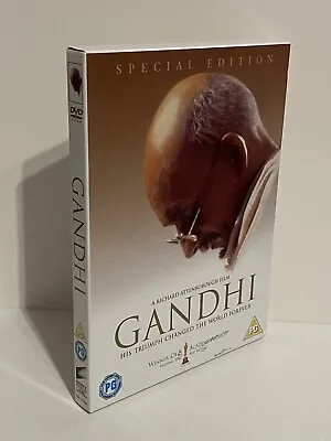 Gandhi - Special Edition DVD Box Set - 2 Disc - Includes 4 X Picture Cards • £3.49