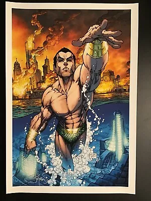 MARVEL SUB MARINER #1 Art Print By MICHAEL TURNER Art Print SIGNED NYCC 2019 • $74.99