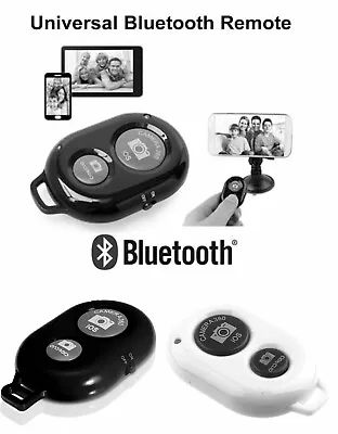 Bluetooth Camera Selfie Remote Control For IPhone 7 8 X11 12 SAMSUNG S7 S8 S9 UK • £3.49