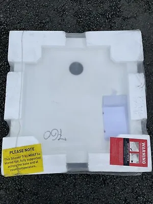 Twyford 760mm X 760mm Square Flat Top Shower Tray  TR6111WH • £60