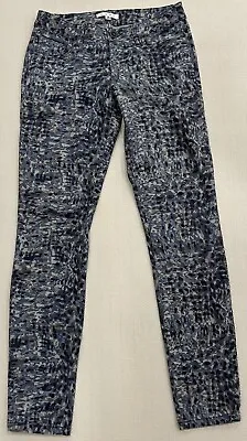 Cabi Jeans Modern Camo Jeggings Stretch Patterned Blue And Gray Size 2 • $24.50