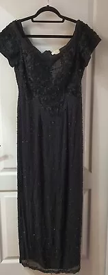 Vintage Black Ozibiz Evening Dress • $130