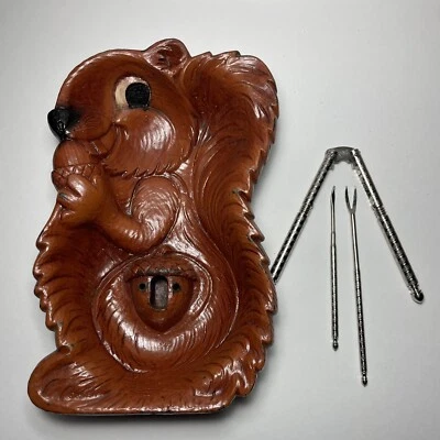 $24.50 • Buy Vintage Nut Cracker Set Squirrel Bowl Multi Product Inc