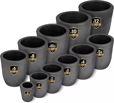 Clay Graphite Crucible(0.5kg-14kg) For Metal Melting Gold/Silver Metals • $10.99