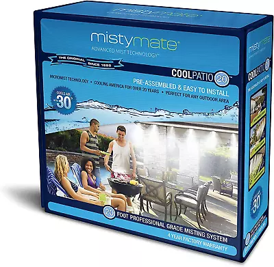 Misty Mate 16020 Cool Patio Misting System 20 Feet Gray • $44.54
