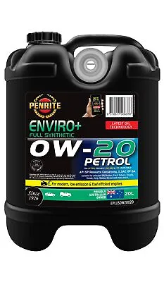 $269.95 • Buy Penrite Enviro+ 0W-20 Engine Oil Box 20L