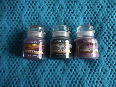 Yankee Candle 3 Small Jar Candles - Mixed Scents • £8