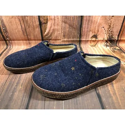 Ellen Degeneres Tillie Blue Fabric Slip On Shoes Mule Womens 9 (10c6) • $19.99