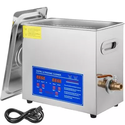 Commercial Ultrasonic Cleaner 3L For Jewelry Glasses PC Boards And More Fast • $61.99