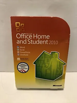 Microsoft Office Home And Student 2010 Software For Windows Set Of 2 • $140