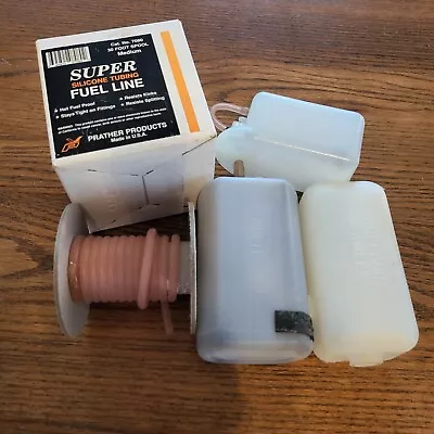 Model Airplane Gas Tanks & Silicone Fuel Line USED • $10