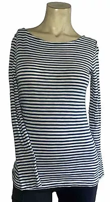 J Crew Holiday 2015 Painter Tee Long Sleeve Striped Cotton Pullover Shirt S • $5