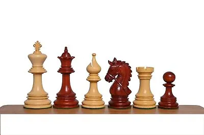 4.4  Napoleon Luxury Staunton Chess Pieces Bud Rosewood(Paduak) Wood 4 Queens • £396.08