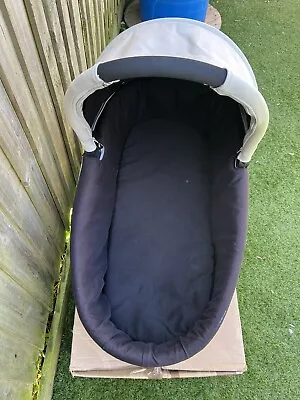 Babystyle Oyster / Oyster Max Carrycot - Black And Pearl -  Few Faint Marks - Gc • £12.42