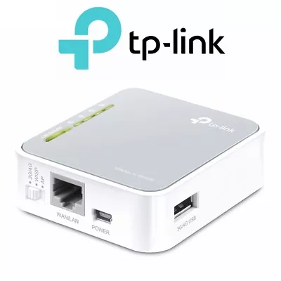 Portable Wifi Modem TP-Link TL-MR3020 Wireless N Router USB 3G/4G NBN 150Mbps • $51.95