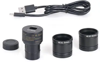 5MP USB Digital Microscope Camera USB Digital Eyepeice Lens Tpye C USB Video Cam • $104.20