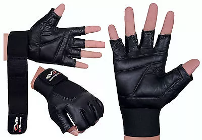 £4.99 • Buy EVO Fitness Weight Lifting Gym Gloves Wrist Support Straps Bodybuilding Cycling