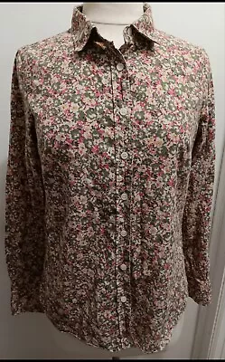 J. Crew The Perfect Shirt Floral Print Button Up Size Small • $8