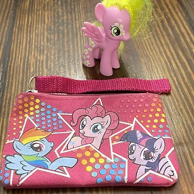 My Little Pony G4 Flower Wishes Brushable Toy With Wristlet Purse As Is • $8.95