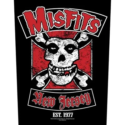 MISFITS New Jersey 2009 GIANT BACK PATCH 36 X 29 Cms OFFICIAL MERCHANDISE • £9.95