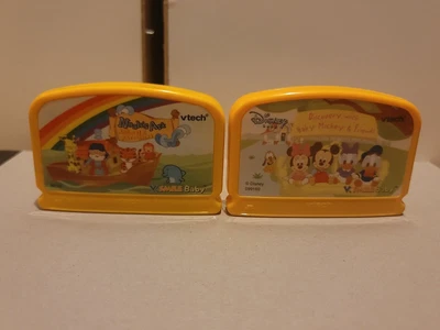 $11.99 • Buy V Smile Baby Cartridge Baby Mickey & Friend& Discover Home Noah’s Ark Animal Adv