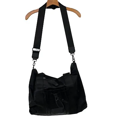 Bebe Sport Weekender Duffle Crossbody Bag Black Color Overnight Gym • $20.99
